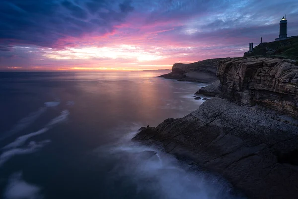 Cabo Mayor Sunrise Santander Spain — Stock Photo, Image