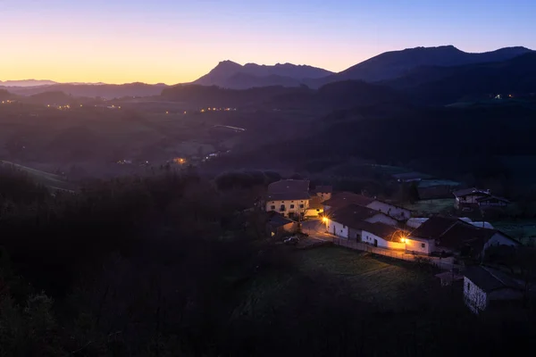 Dolina Aramaio Świcie Kraju Basków Hiszpania — Zdjęcie stockowe