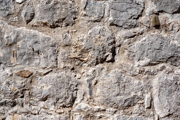 Fondo Textura Pared Mampostería Romana Antigua Gris — Foto de Stock