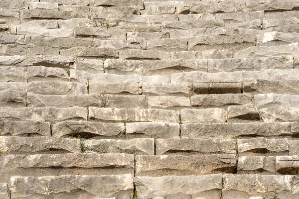 Old Stone Steps Tribunes Antique Amphitheater — Foto de Stock