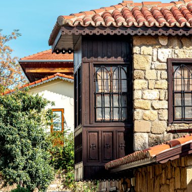 Türkiye 'nin Manavgat ilçesinin tarihi ilçesine bağlı eski evler