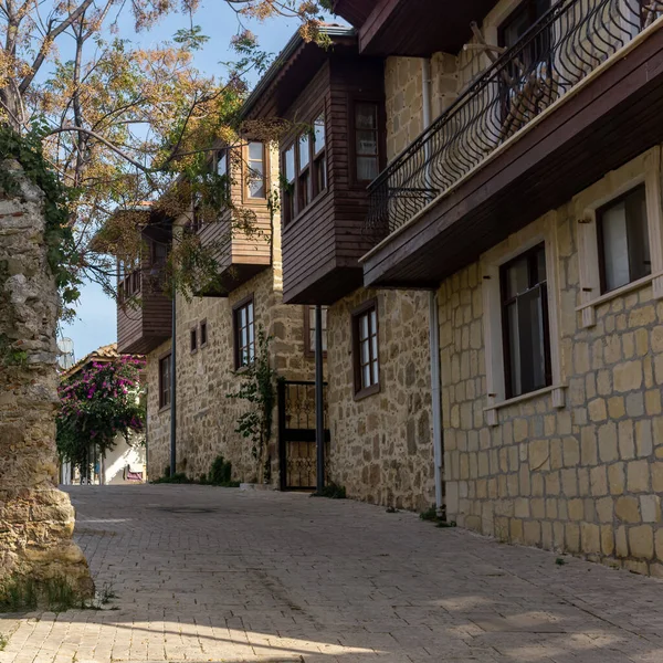Türkiye Nin Manavgat Ilçesinin Tarihi Ilçesine Bağlı Eski Cadde — Stok fotoğraf