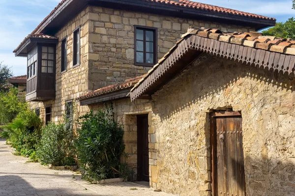 Türkiye Nin Manavgat Ilçesinin Tarihi Ilçesine Bağlı Eski Evler — Stok fotoğraf
