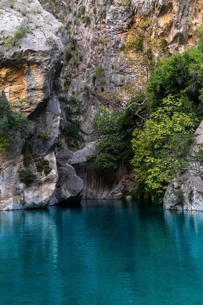 Cañón Rocoso Natural Con Agua Azul Clara Goynuk Turquía — Foto de Stock