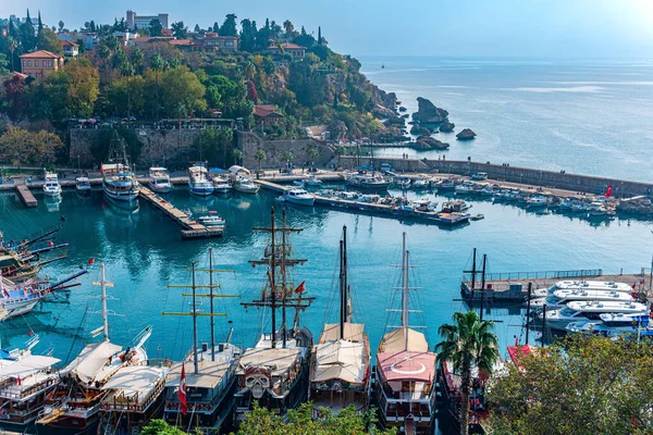 Antalya Turkije November 2021 Oude Haven Het Historische Centrum — Stockfoto