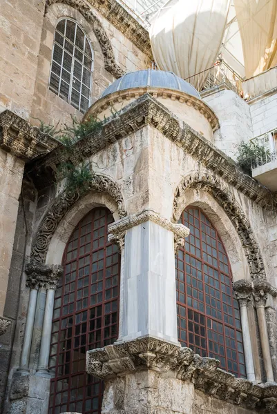Jerusalem, den heliga gravens kyrka Stockbild