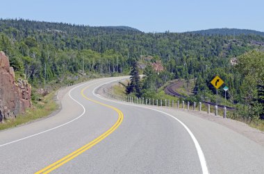TransCanada highway clipart