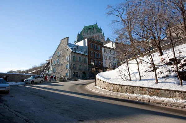 Street of Quebec city — Stock Photo, Image