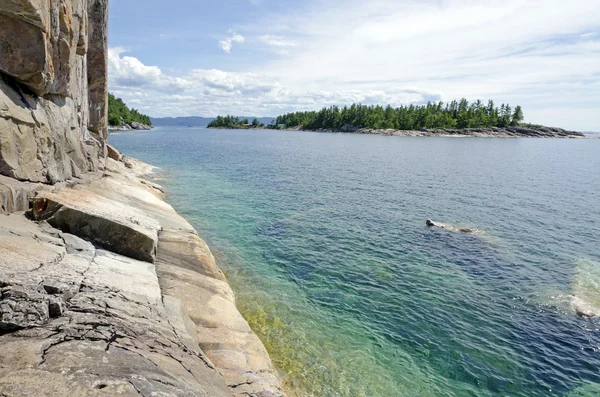 Oever van lake superior — Stockfoto