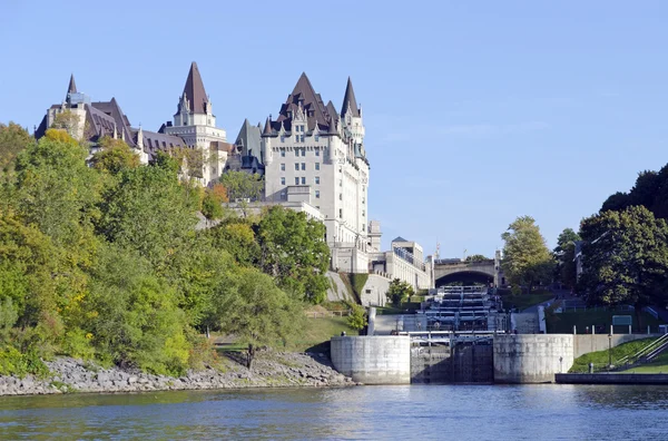 Rideau canal lås — Stockfoto