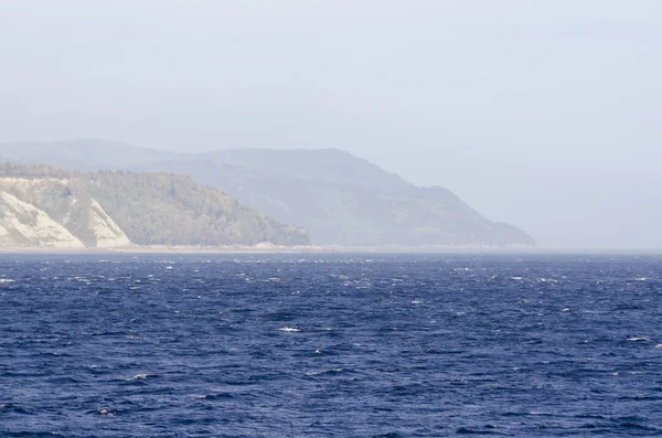 Falaise rocheuse blanche — Photo