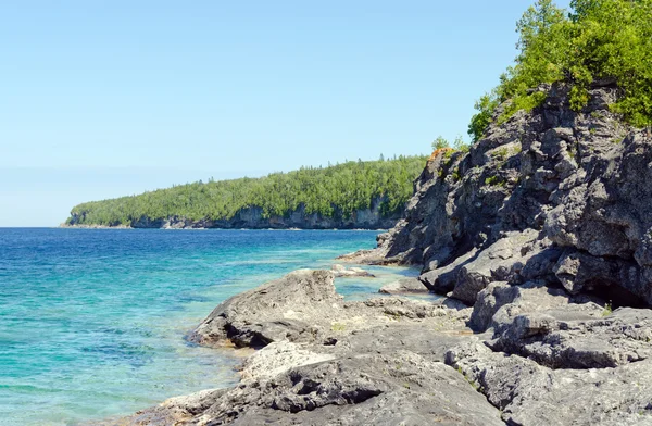 Зелена і блакитна вода — стокове фото