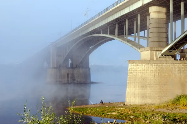 Stone and steel bridge — Stock Photo, Image