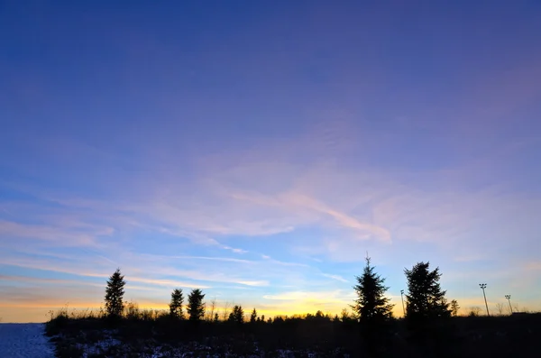 Red and orange clouds — Stock Photo, Image