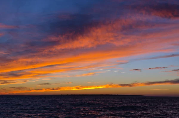 Pôr do sol colorido — Fotografia de Stock