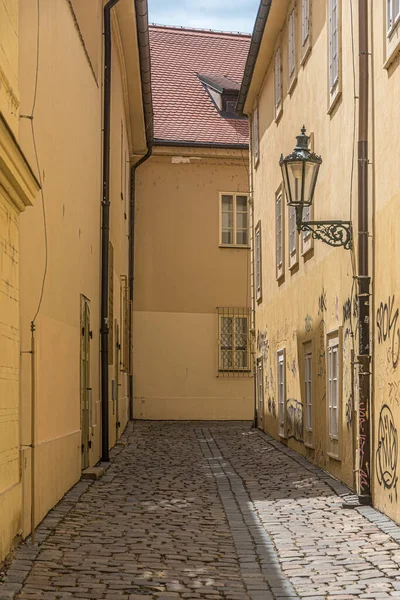 Vista Cidade Velha Praga Hora Verão — Fotografia de Stock