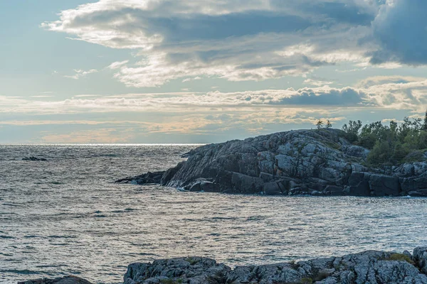 Bay Superior Lake Sonnigen Tagen Kanada — Stockfoto