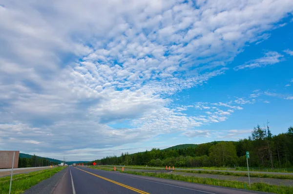 Autobahn Norden Von New Brunswick Kanada — Stockfoto