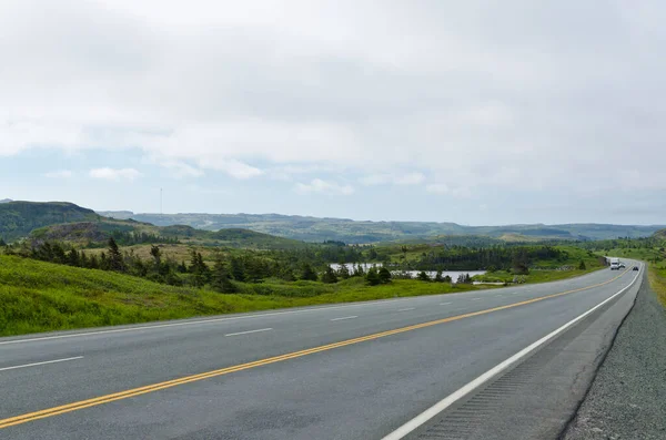 Highway Back Country Terranova Canada — Foto Stock
