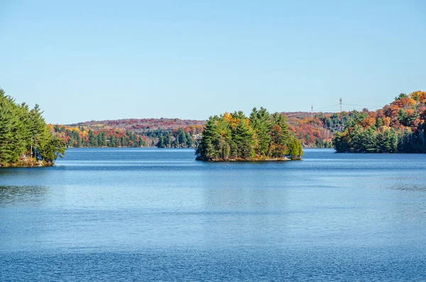 Meer Muskoka Tijdens Het Herfstseizoen — Stockfoto