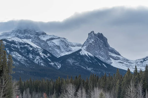 Montanhas Rochosas Perto Canmore Alberta Canadá — Fotografia de Stock