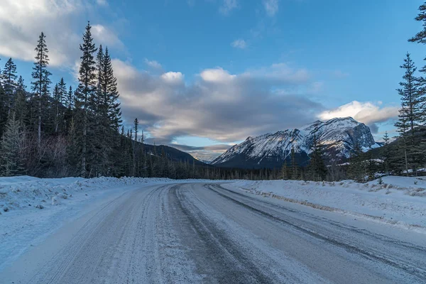 Kananaskis Land Vintern Alberta Canadae — Stockfoto