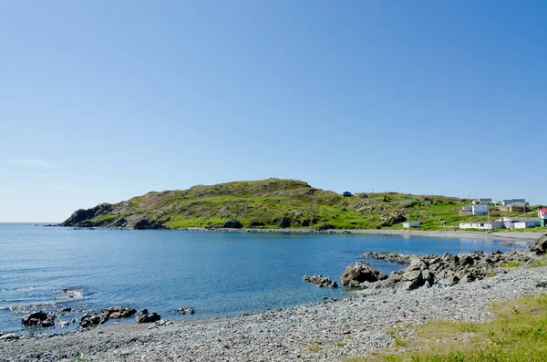 Stranden Newfoundland Kanada Solig Dag — Stockfoto