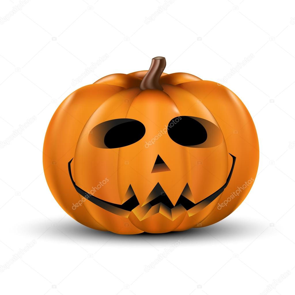 Halloween pumpkin, realistic