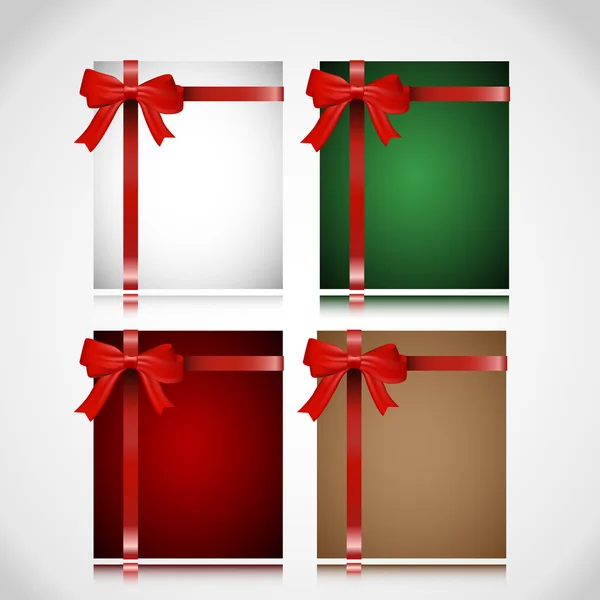 A set of Christmas cards — Stock Vector