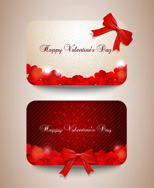 Cartes de Saint Valentin — Image vectorielle