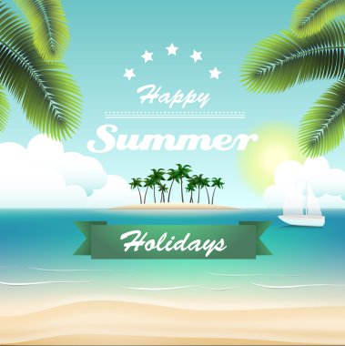 Vintage seyahat kartı