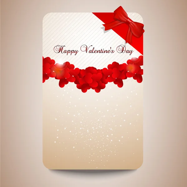 Note de Saint Valentin — Image vectorielle