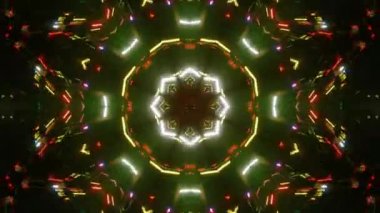 VJ için Kaleydoskop video arkaplanı