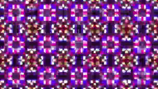 Vj Loop Lila Neon Kaleidoskop. Nahtlose Animation. — Stockvideo