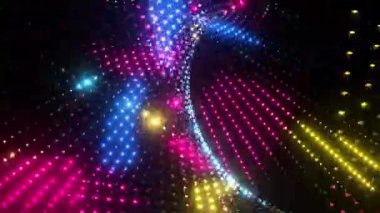 Abstract sparkling animated background. Infinitely looped animation.