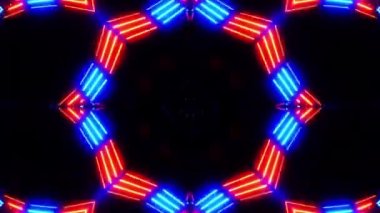 Rotating nuclear reactor core. Kaleidoscope VJ loop..
