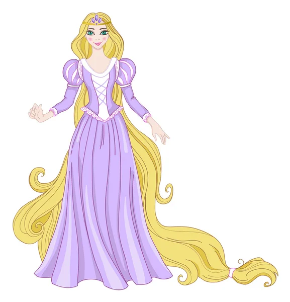 Rapunzel — Vector de stock