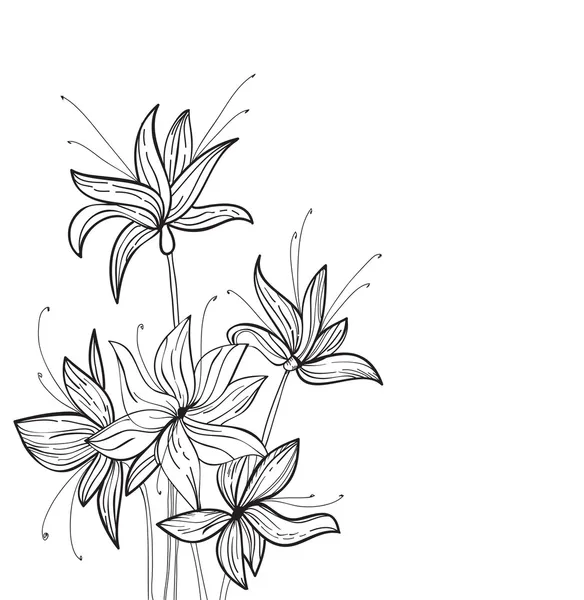 Elemen Floral untuk desain, latar belakang EPS10 Vektor Stok Ilustrasi Bebas Royalti