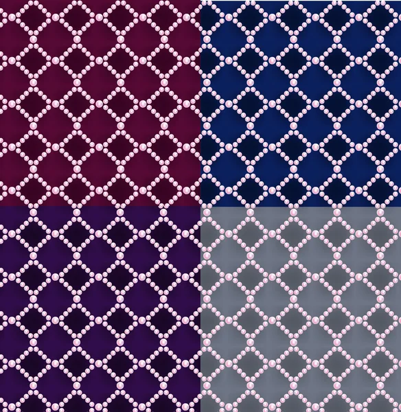 Perle motif sans couture — Image vectorielle