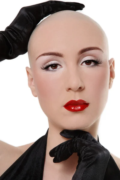Beleza Skinhead — Fotografia de Stock
