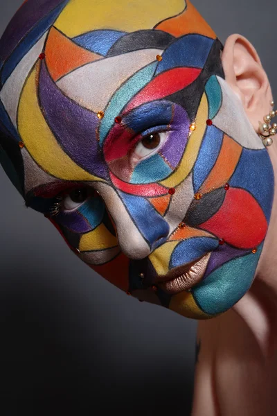 Faceart — Stockfoto