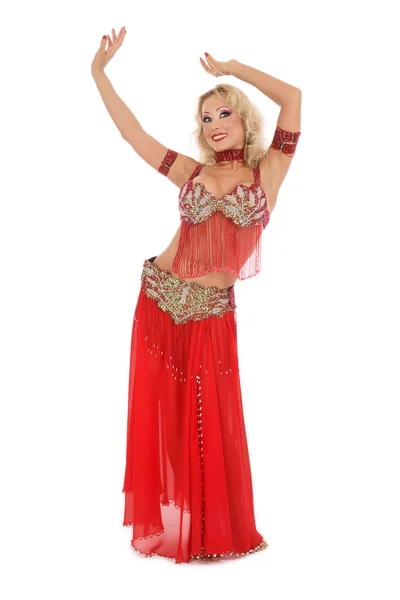 Sarışın bellydancer — Stok fotoğraf