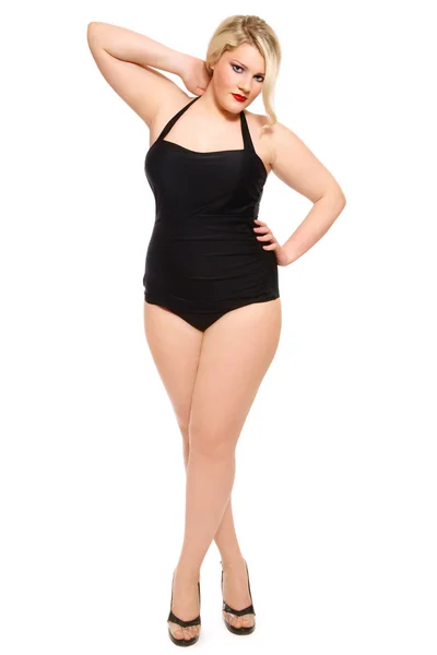 Plus-size pin-up — Stock Photo, Image