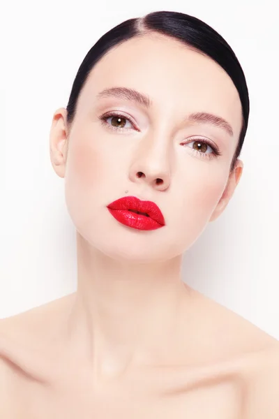 Lápiz labial rojo — Foto de Stock