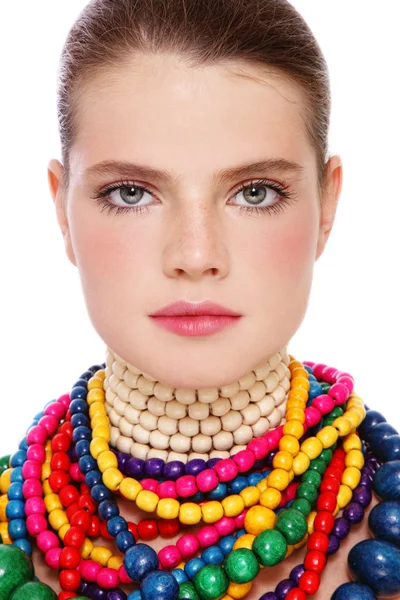 Belleza en collares — Foto de Stock