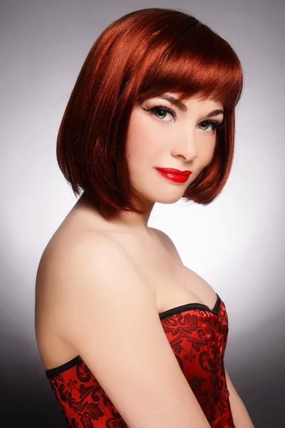 Redhead schoonheid — Stockfoto