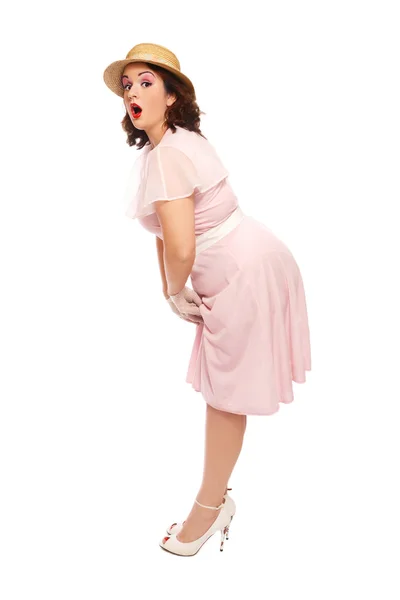 Plus-size pin-up — Stock Photo, Image