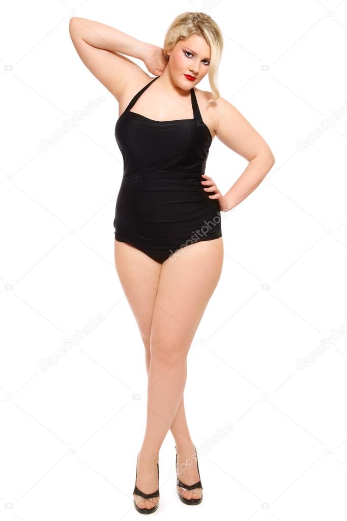 Plus-size pin-up