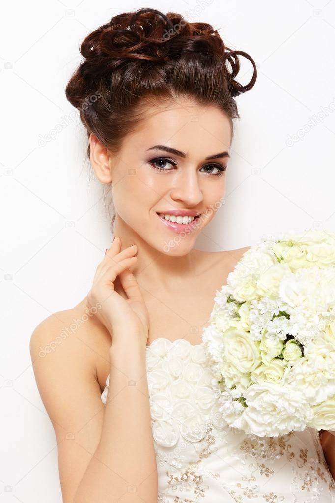 Happy bride