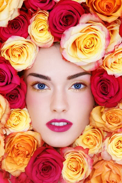 Schönheit in Rosen — Stockfoto